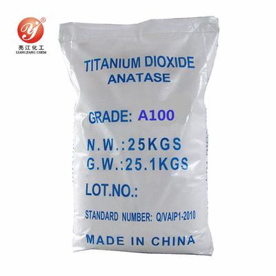 Химическое материальное утверждение ИСО ранга индустрии Титанюм двуокиси А100 Анатасе